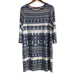 Studio Tiana B Knit Tunic Shift Dress Size Large